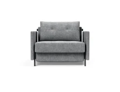 Poltrona letto con braccioli Cubed Arm 90