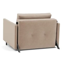 Poltrona letto con braccioli Cubed Arm 90