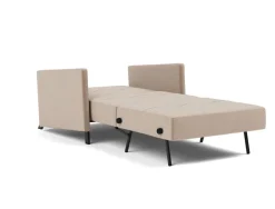 Poltrona letto con braccioli Cubed Arm 90