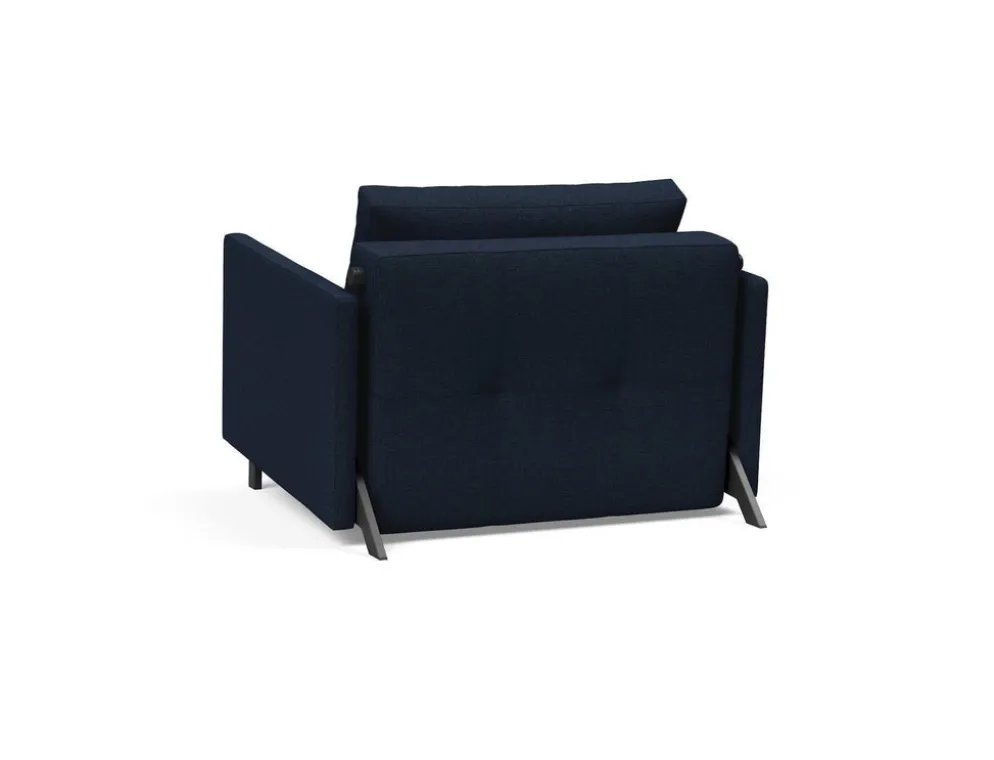 Poltrona letto con braccioli Cubed Arm 90