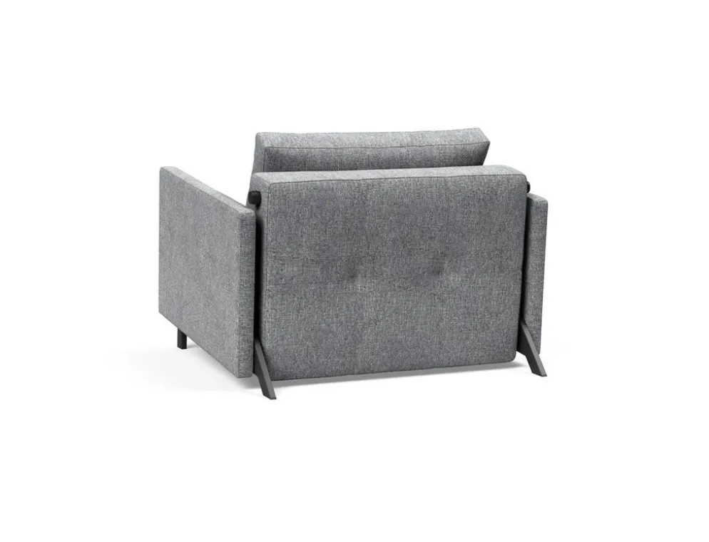 Poltrona letto con braccioli Cubed Arm 90