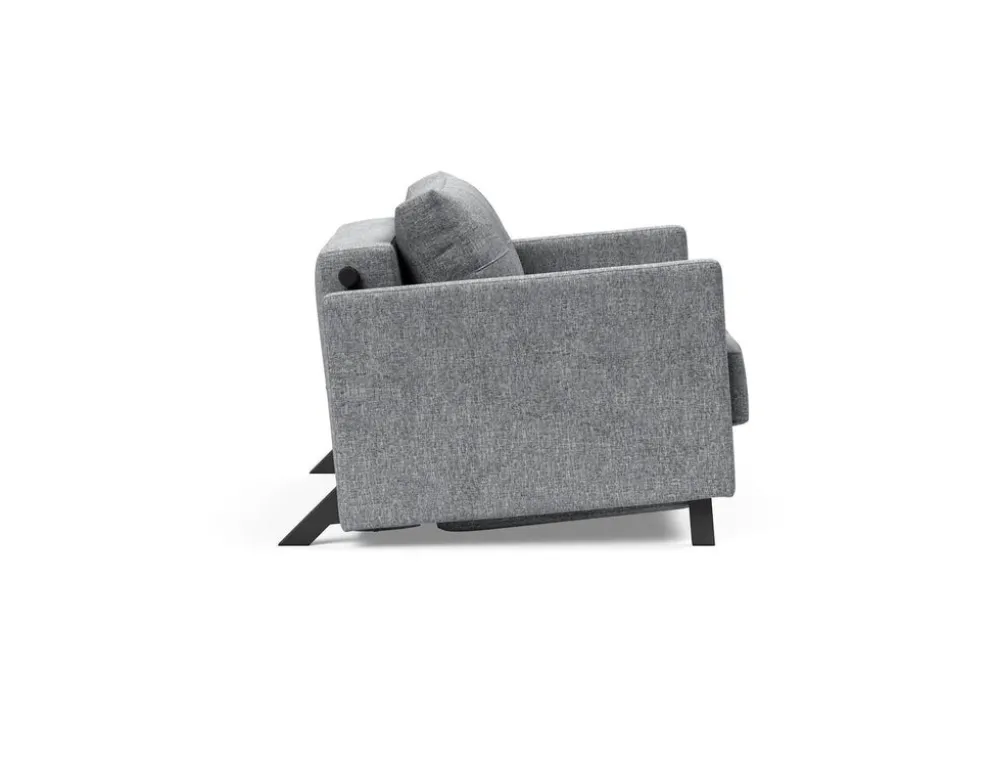 Poltrona letto con braccioli Cubed Arm 90