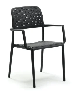 4 poltroncine da giardino impilabili Kendal