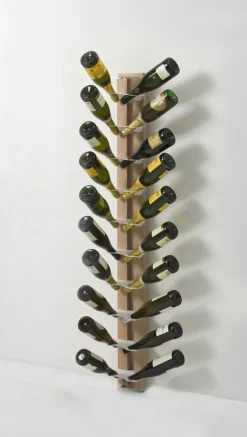 Portabottiglie da parete in legno Zia Gaia Mono