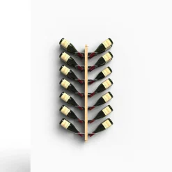 Portabottiglie vino da parete design Zia Gaia Bifacciale