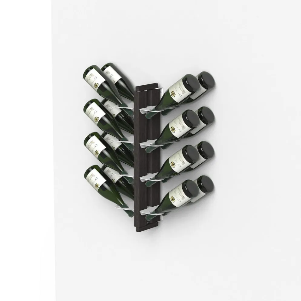 Portabottiglie vino da parete design Zia Gaia Bifacciale