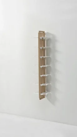 Portabottiglie vino da parete design Zia Gaia Bifacciale