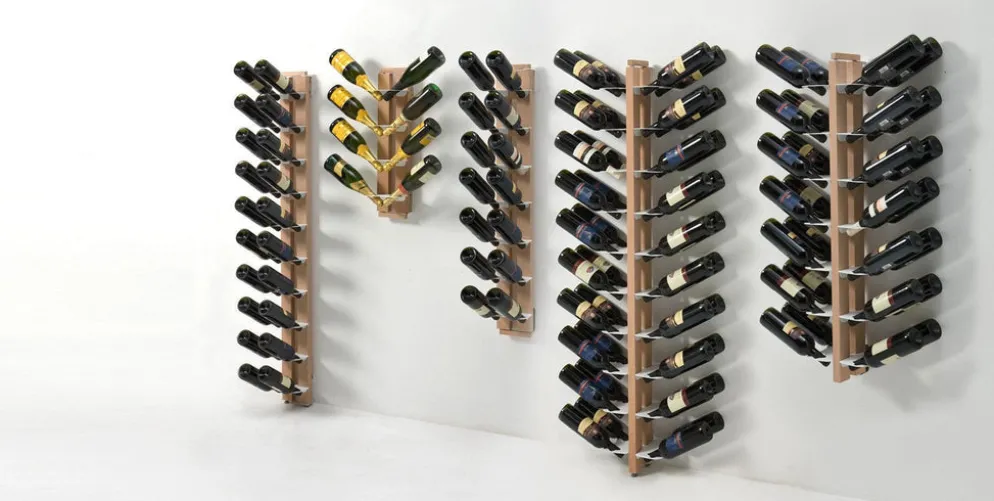 Portabottiglie vino in legno da parete Zia Gaia Mono