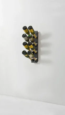 Portabottiglie vino in legno da parete Zia Gaia Mono