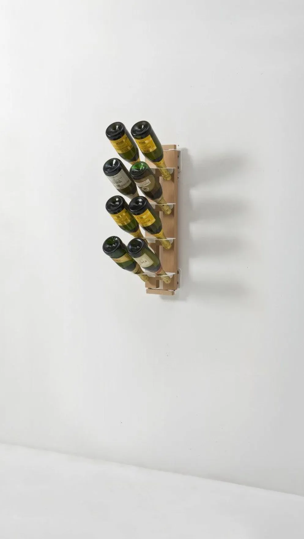 Portabottiglie vino in legno da parete Zia Gaia Mono
