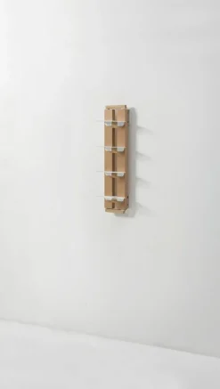 Portabottiglie vino in legno da parete Zia Gaia Mono