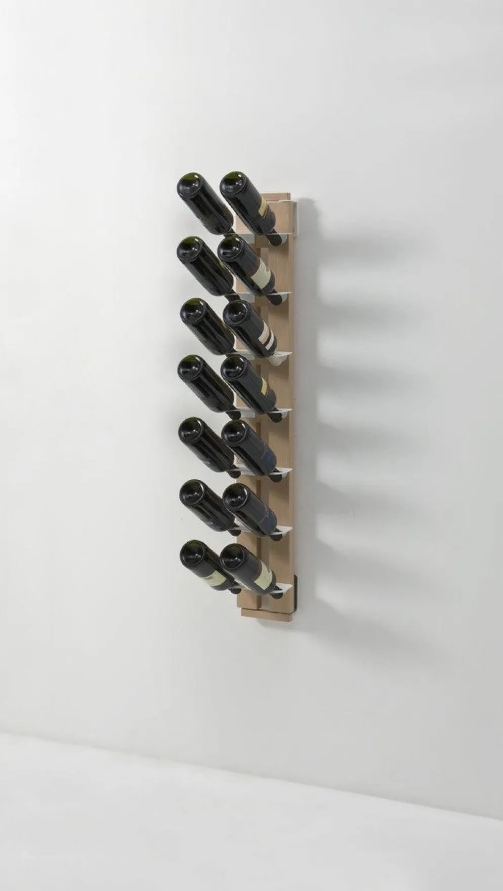 Portabottiglie vino in legno da parete Zia Gaia Mono