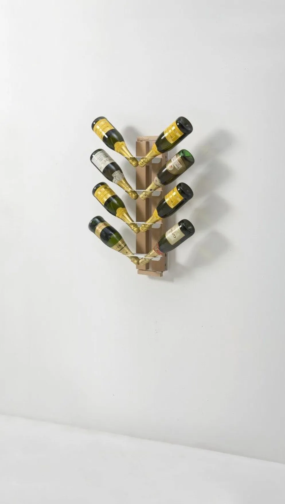 Portabottiglie vino in legno da parete Zia Gaia Mono