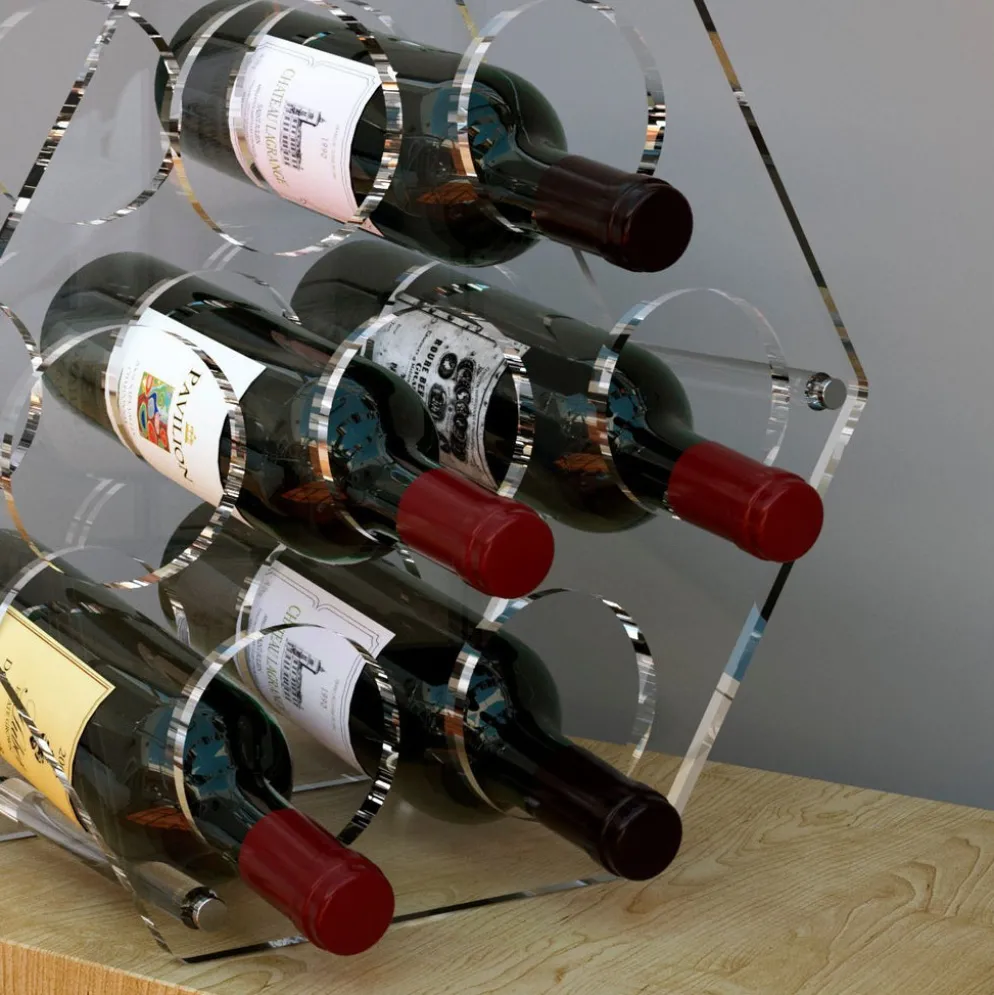 Portabottiglie vino in plexiglass Gleran
