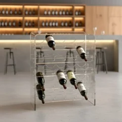 Portabottiglie vino in plexiglass Kanty
