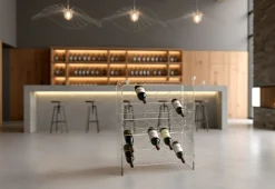 Portabottiglie vino in plexiglass Kanty