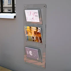 Portariviste da parete in plexiglass Wally