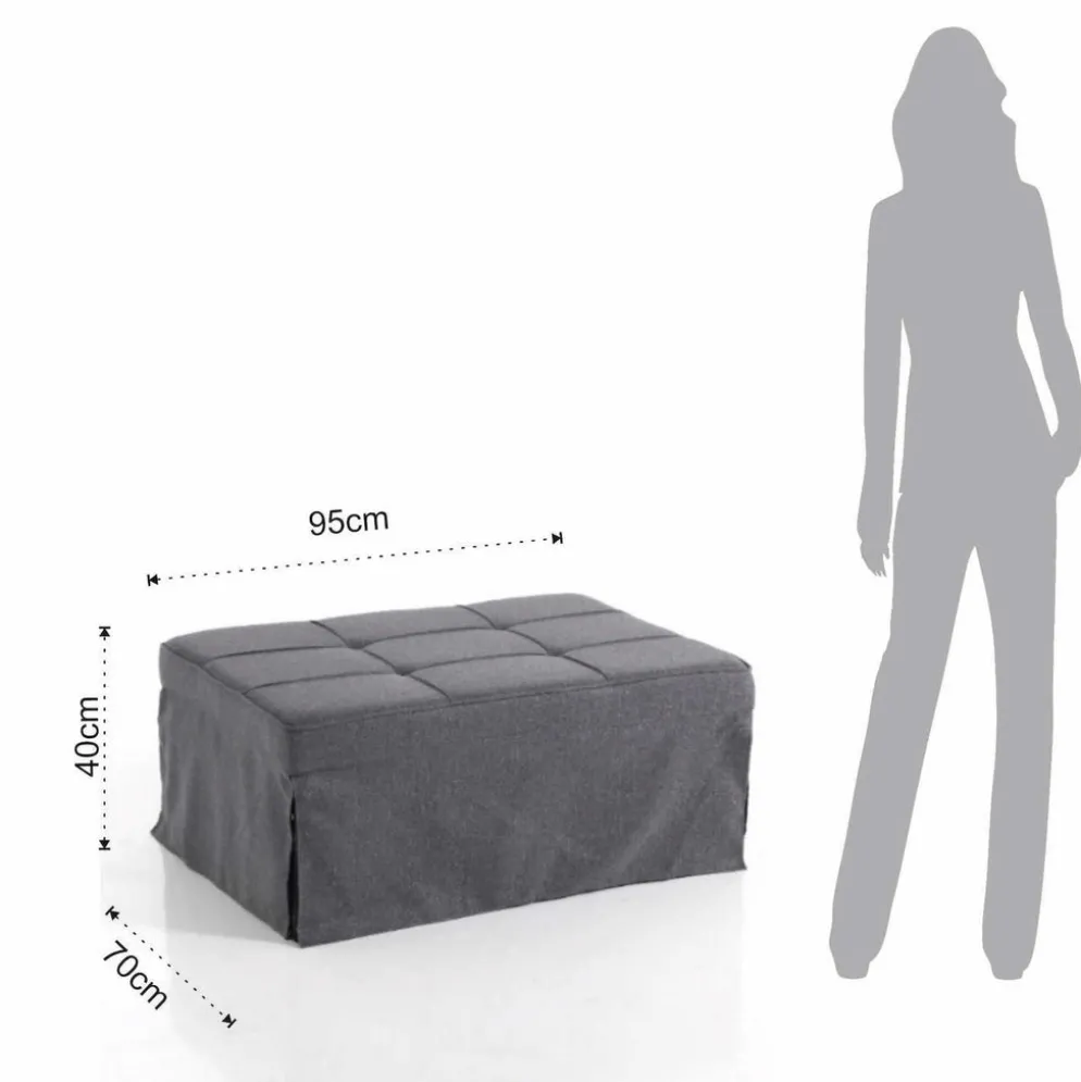 Pouf letto singolo Tricky