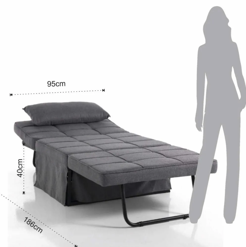 Pouf letto singolo Tricky