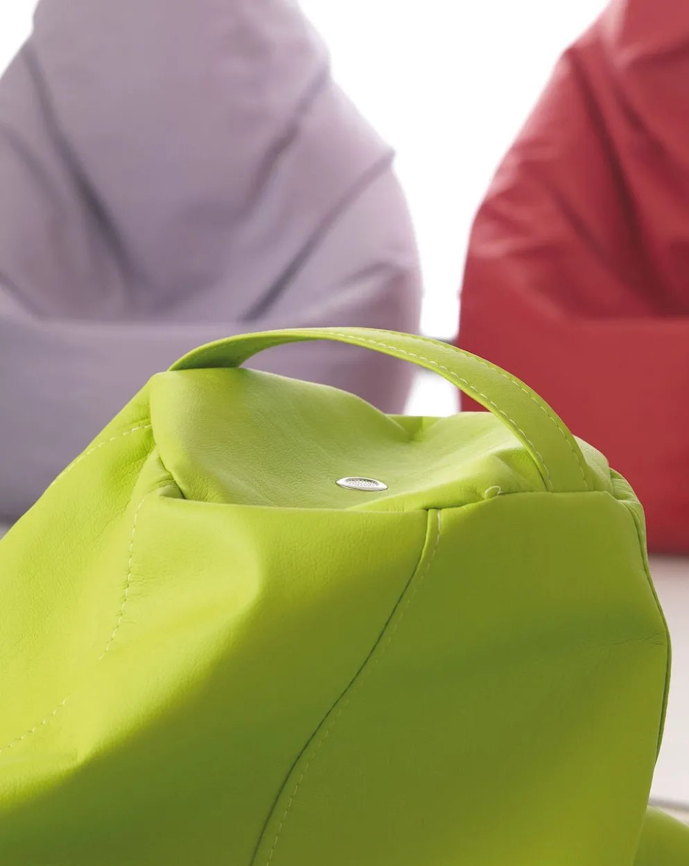 Pouf sacco Arvid in ecopelle sfoderabile