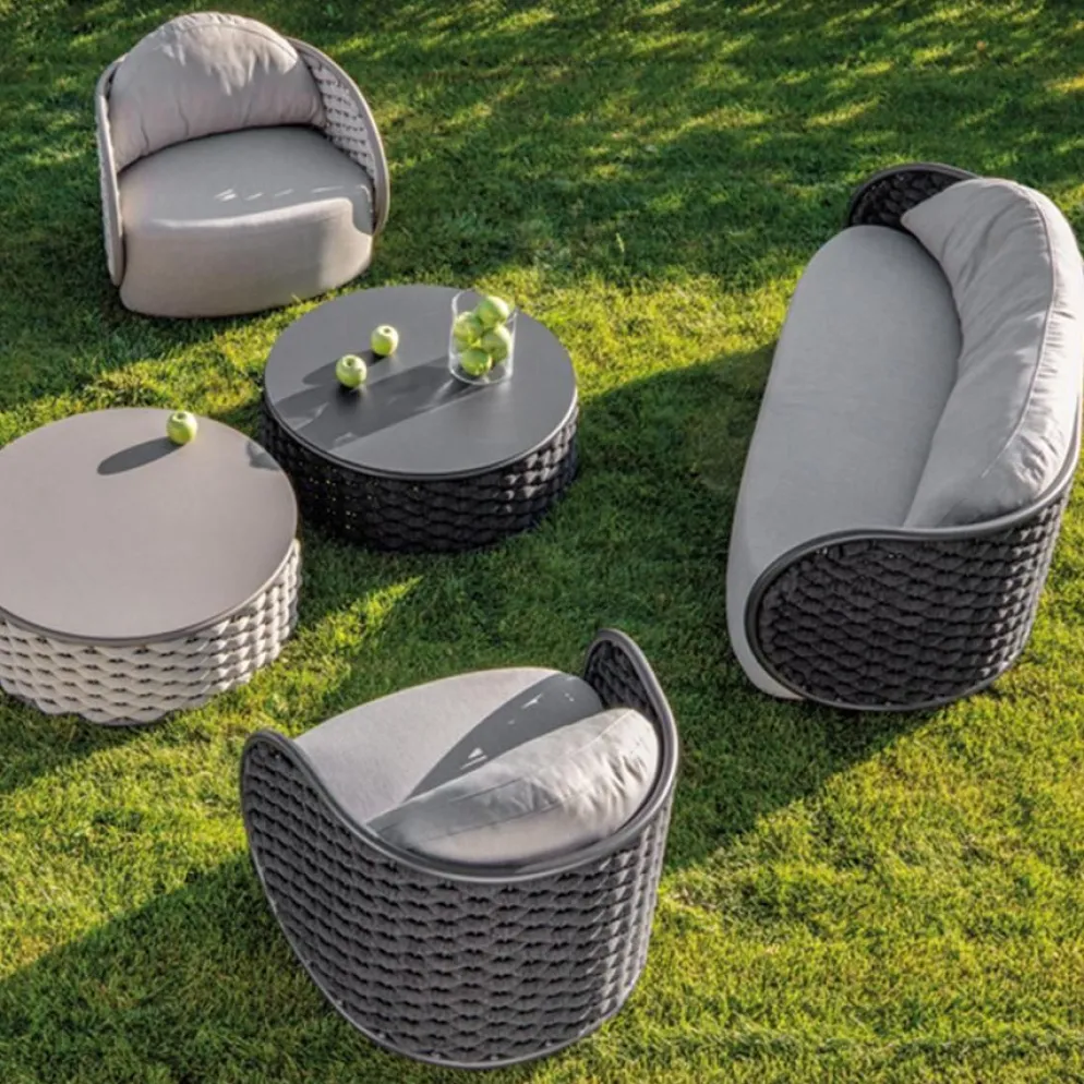 Salotto per giardino in alluminio Mojo