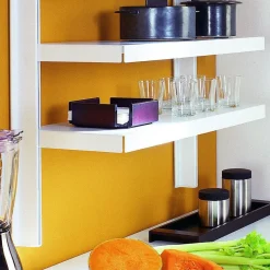Scaffale da parete per cucina in acciaio Astryd 11