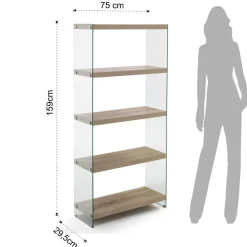 Scaffale libreria Amantida 75/5