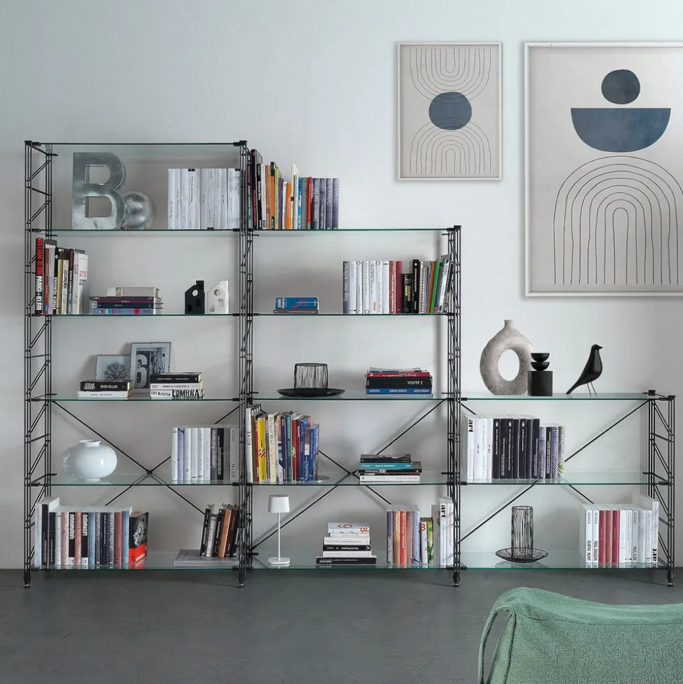 Scaffale libreria a parete Melker 249