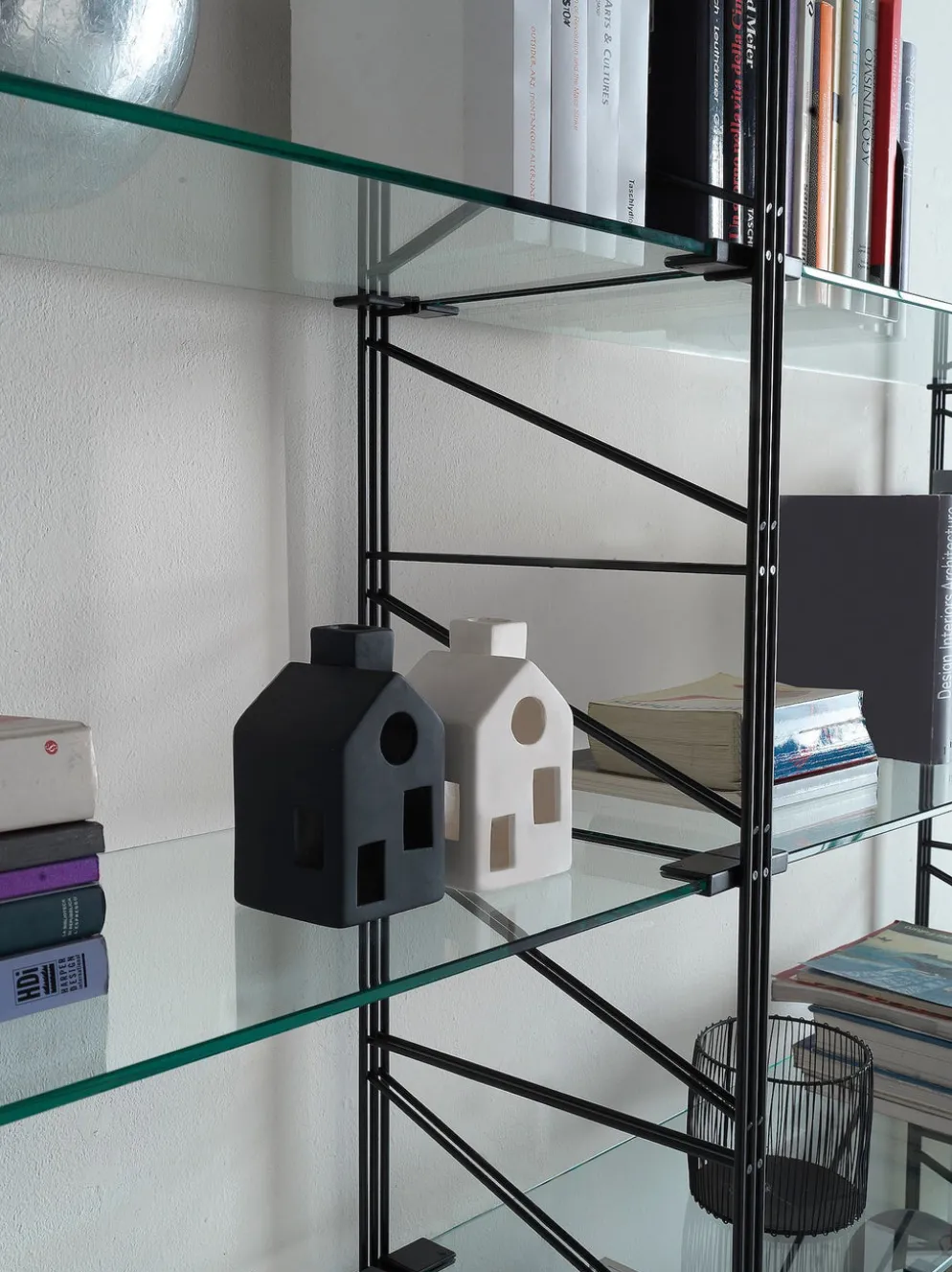 Scaffale libreria a parete Melker 249
