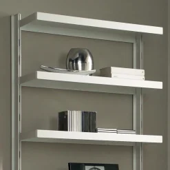Scaffale libreria in acciaio bianco o nero Astryd 15
