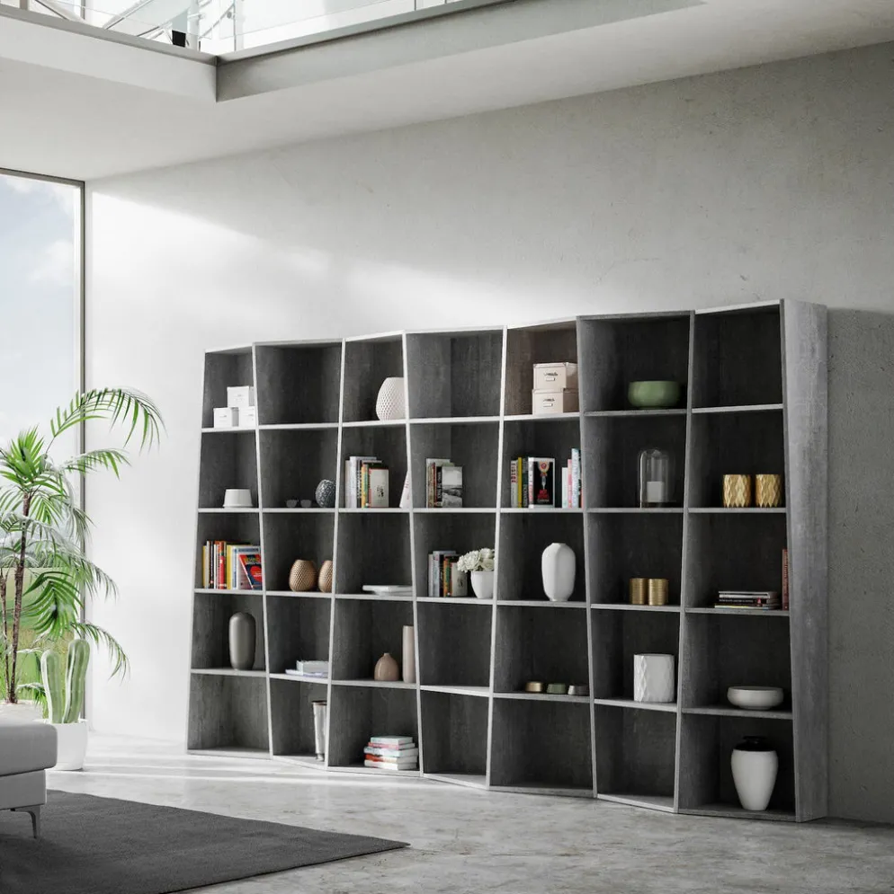 Scaffale libreria per casa o ufficio Deducha 7