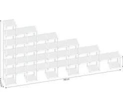 Scaffale per negozio in legno Castelli 8