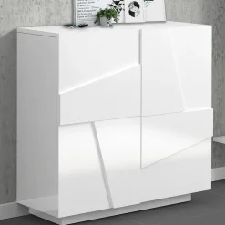 Scarpiera design a due ante Taylor White