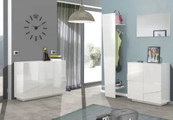 Scarpiera design a due ante Taylor White