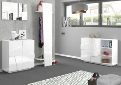 Scarpiera design a due ante Taylor White