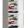 Scarpiera design a quattro ante Taylor Cement