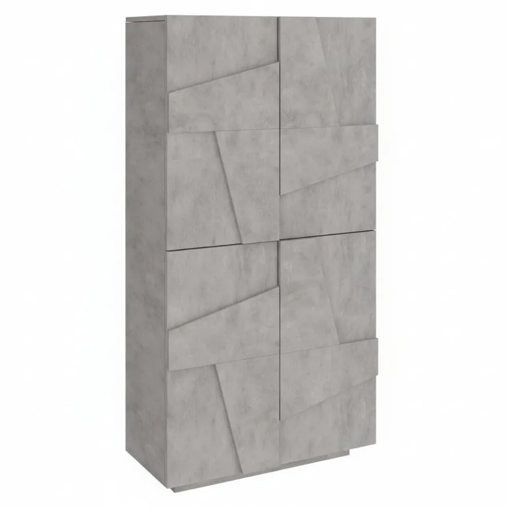 Scarpiera design a quattro ante Taylor Cement