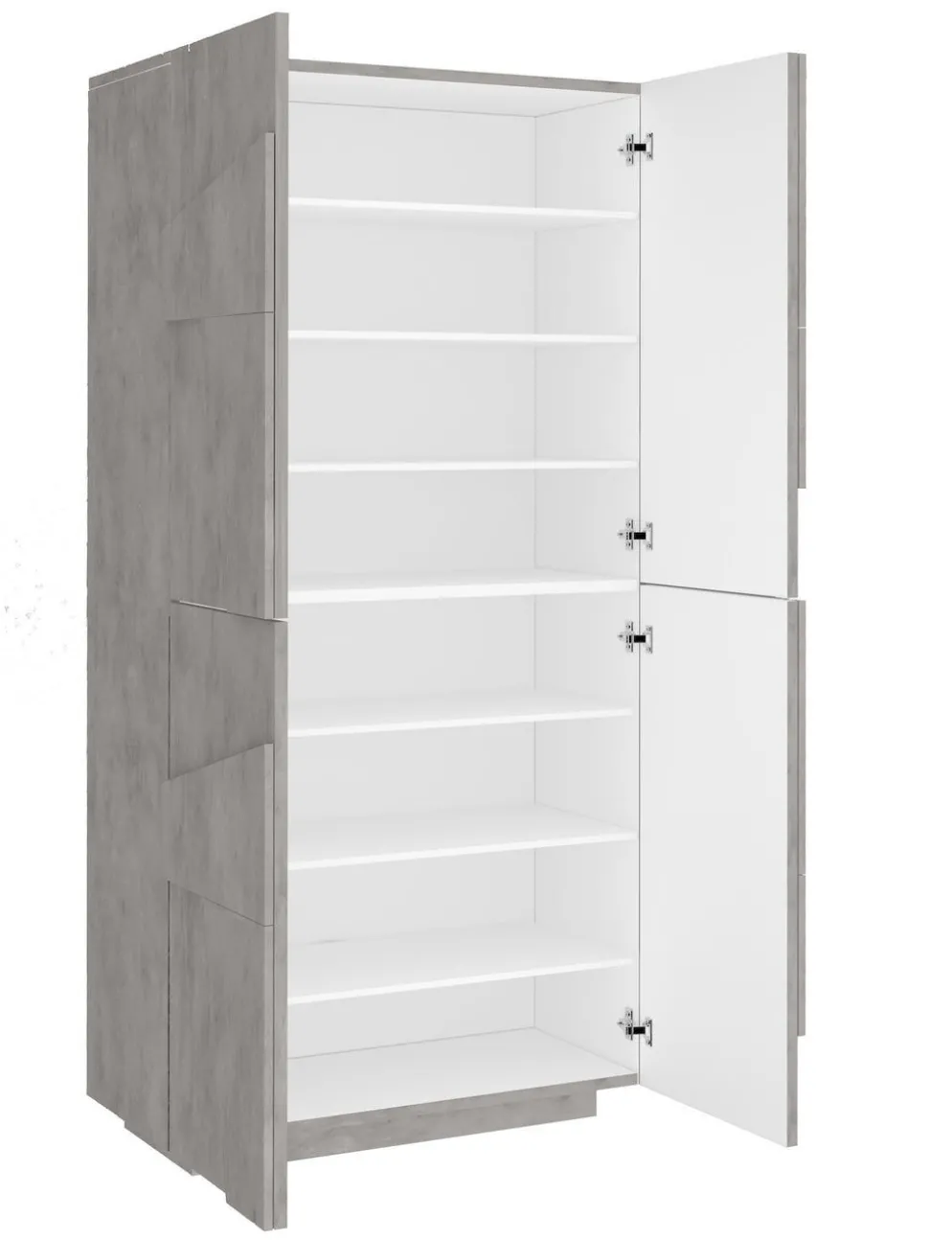 Scarpiera design a quattro ante Taylor Cement