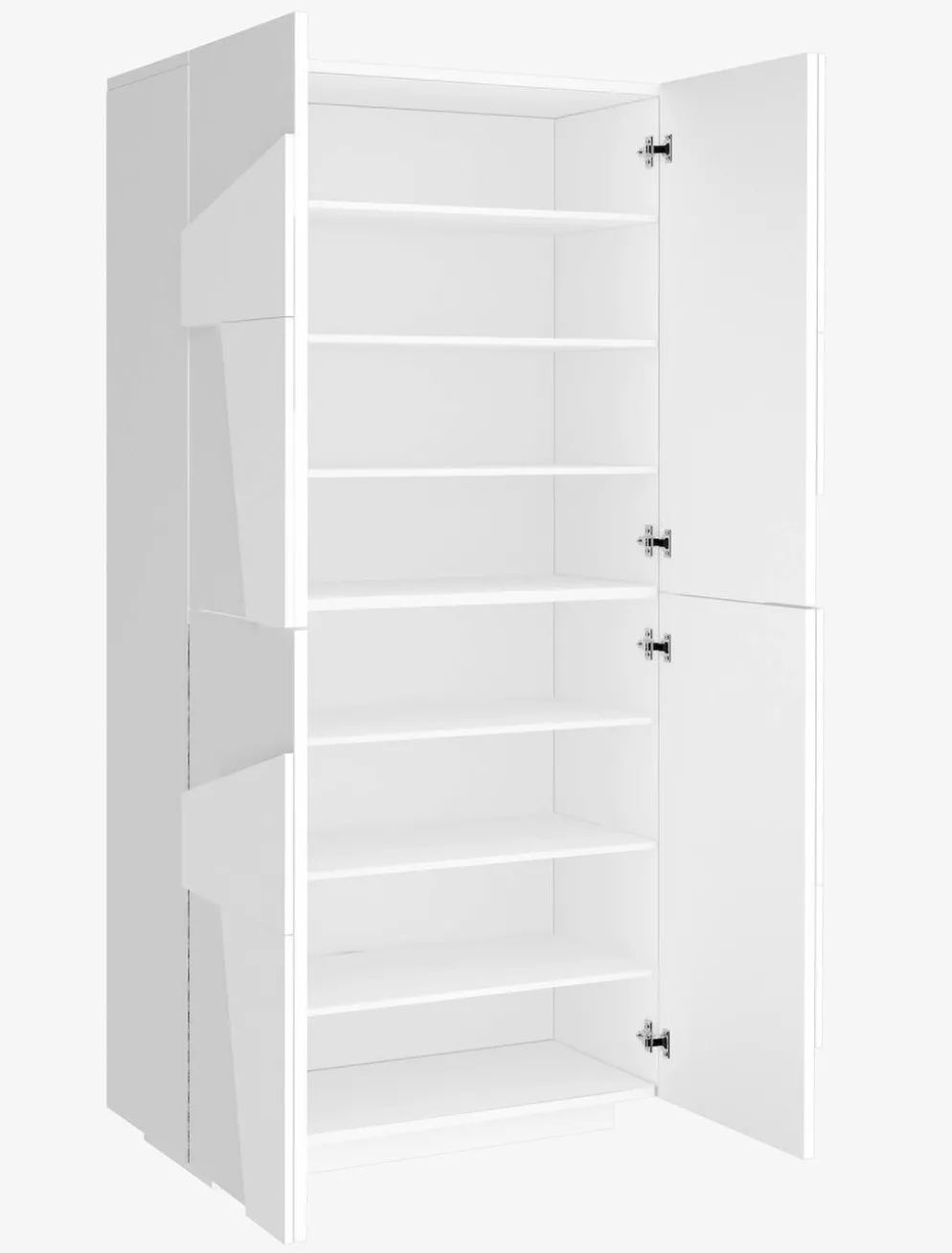 Scarpiera moderna a quattro ante Taylor White