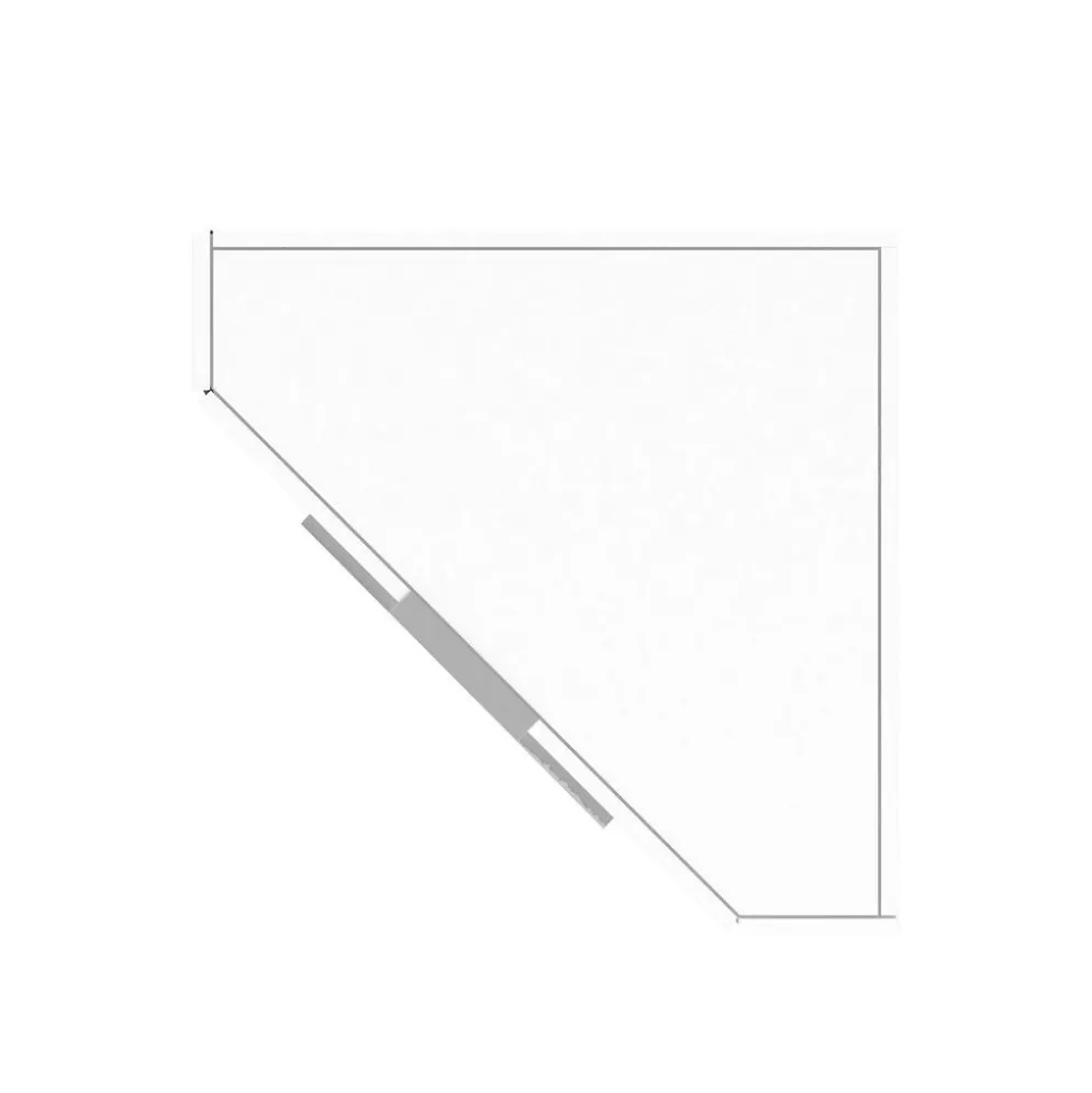 Scrivania angolare a scomparsa Geometry