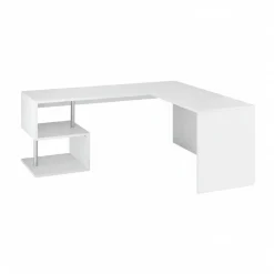 Scrivania angolare con libreria Lionel White