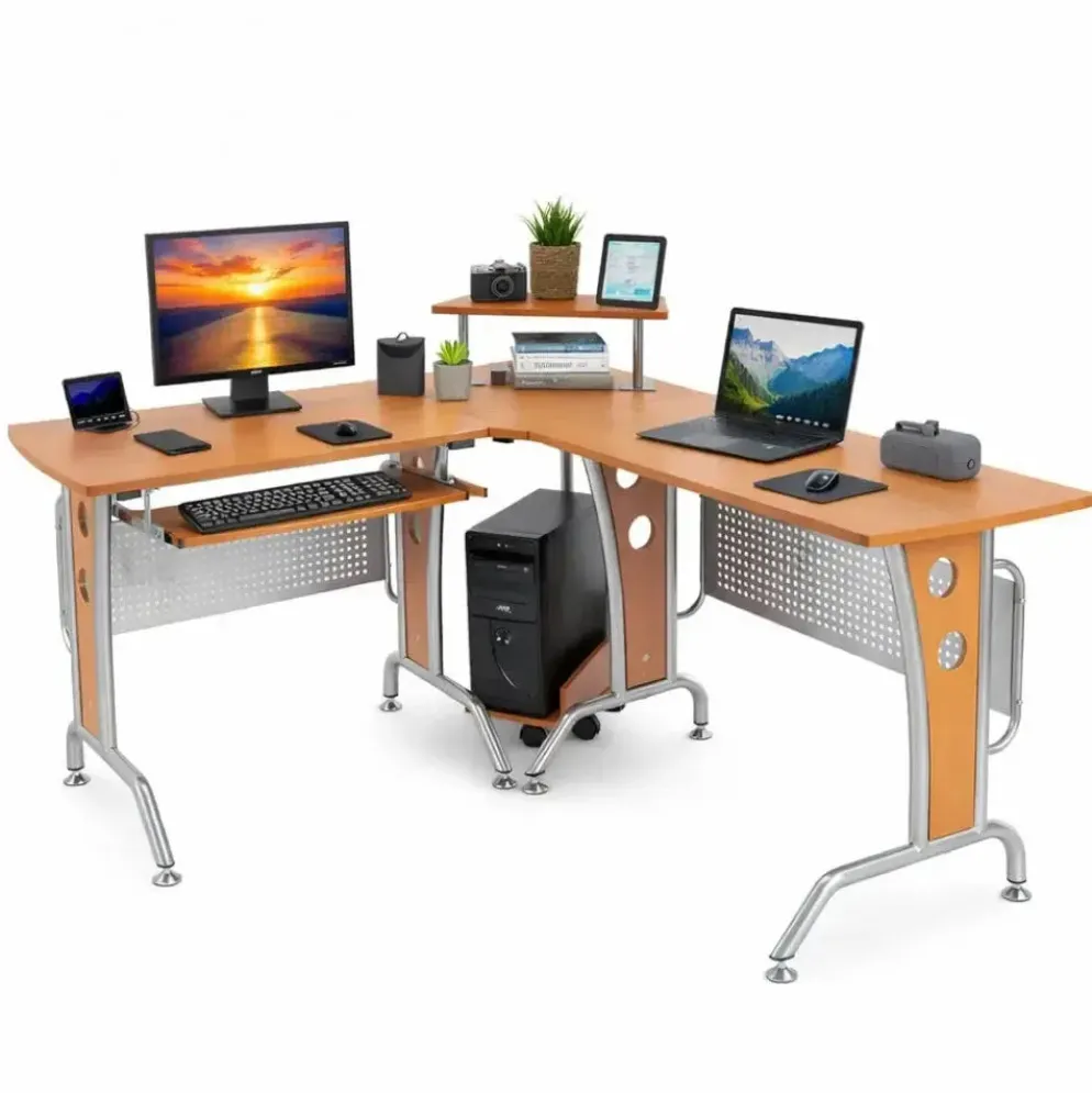 Scrivania angolare per ufficio o studio Korner