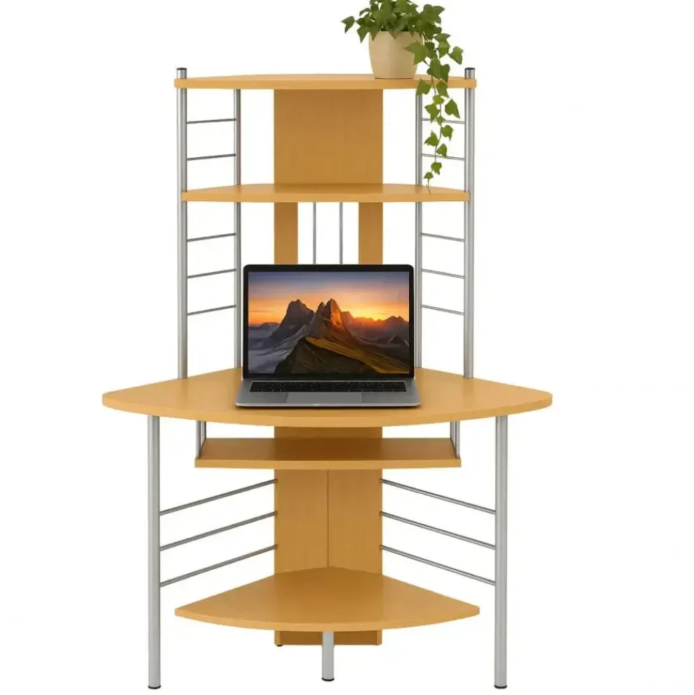 Scrivania angolare porta PC e stampante Angle