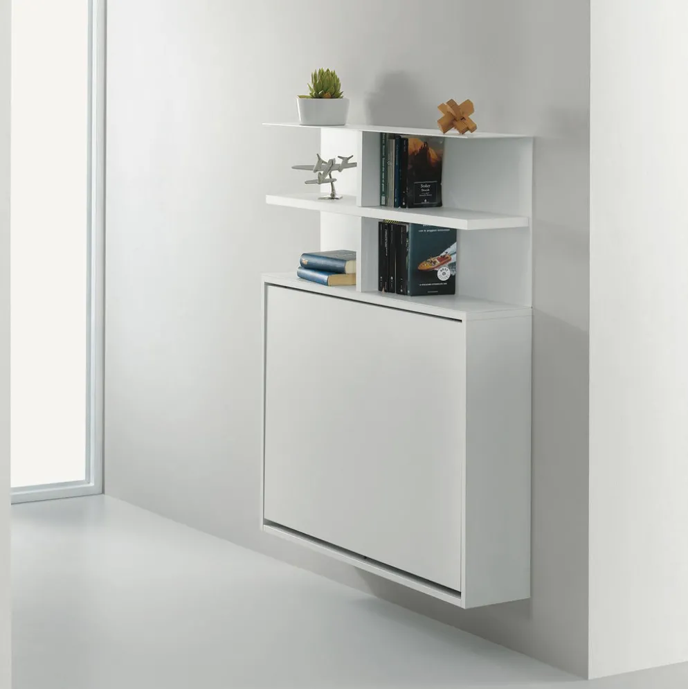 Scrivania a scomparsa con libreria e sedie Jacob