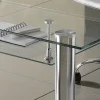 Scrivania moderna Roland per ufficio in vetro 120 x 70 cm