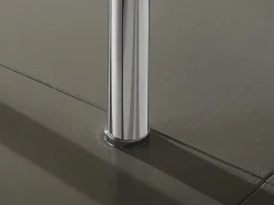 Scrivania moderna Roland per ufficio in vetro 120 x 70 cm