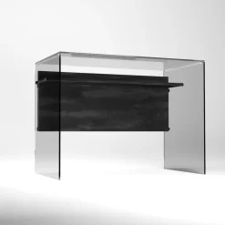 Scrivania per computer in vetro Beat
