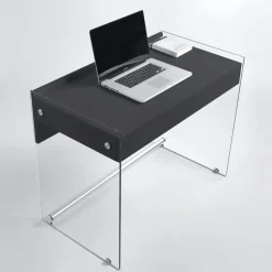 Scrivania per computer Studeo in vetro e laminato