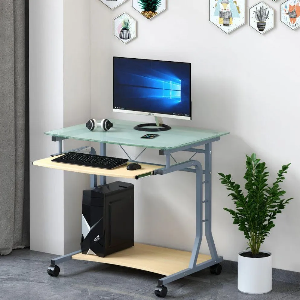Scrivania per PC con ruote Kompatta