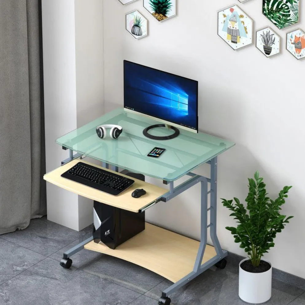 Scrivania per PC con ruote Kompatta